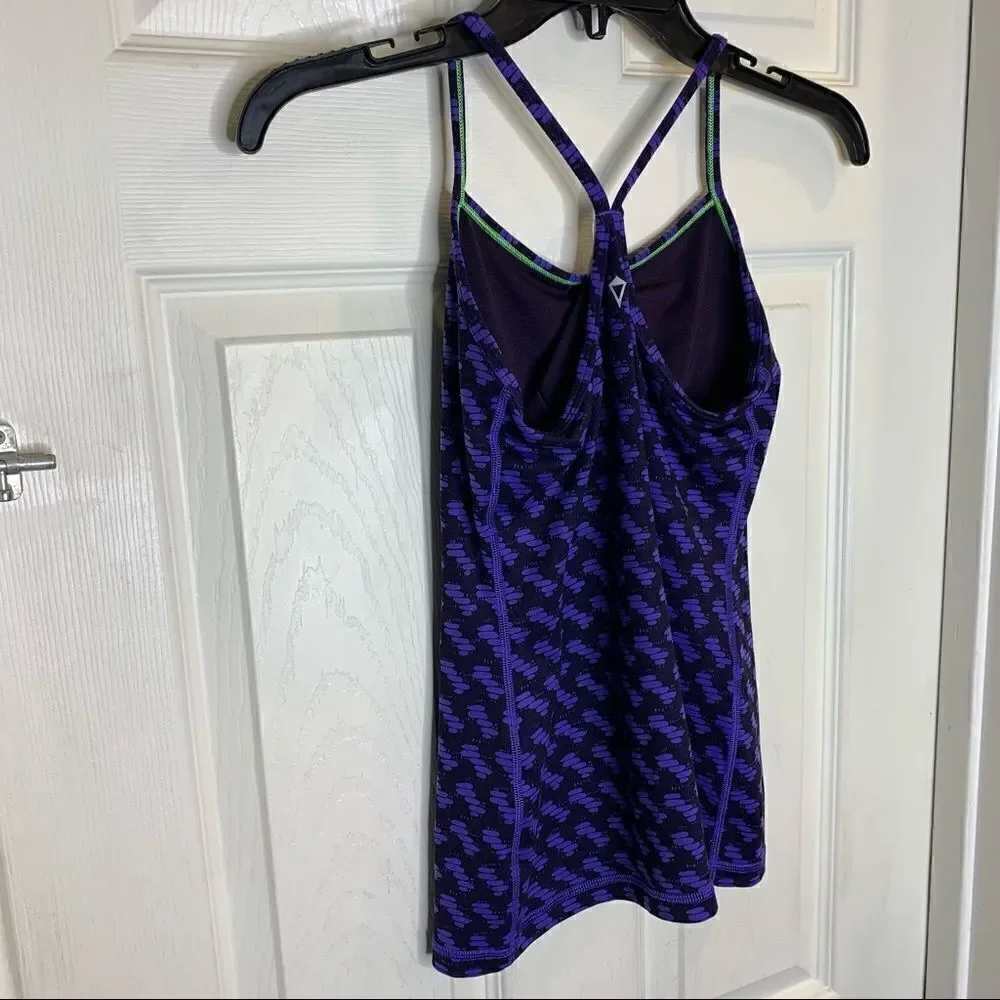 Ivivva tank top purple and black size 12